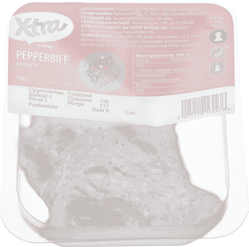 X-tra Pepperbiff 150g