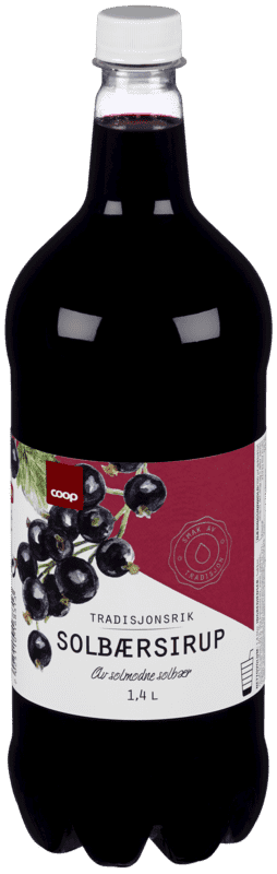 Coop Solbærsirup 1,4l