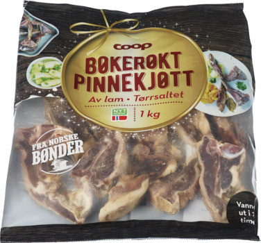 Coop Lam Pinnekjøtt Røkt 1kg