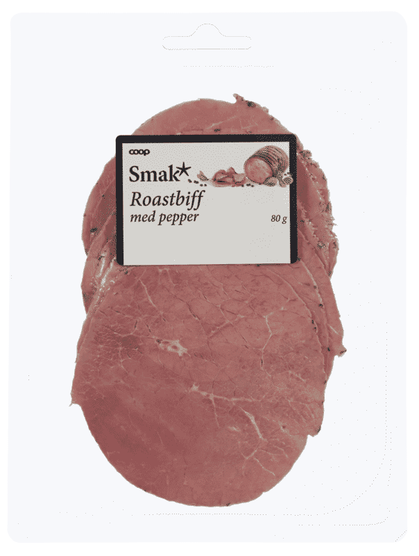 Smak Roastbiff med Pepper 80g