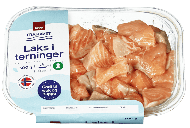 Coop Laks i Terninger 300g