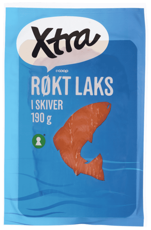 X-tra Røkt Laks i Skiver 190g