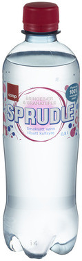 Sprudle 0.5l Bringebær og Granateple