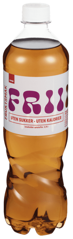 Coop Frii Fruktsmak Uten Tilsatt Sukker 0,75l