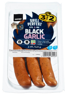 Coop Gp Black Garlic Sausage 240g