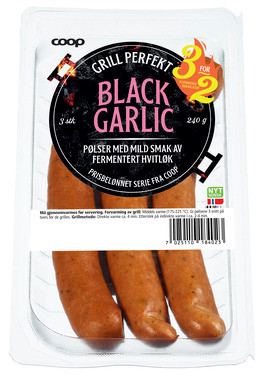 Coop Gp Black Garlic Sausage 240g