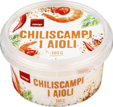 Coop Chiliscampi i Aioli 180g