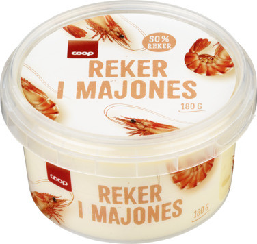 Coop Reker i Majones 180g