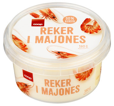 Coop Reker i Majones 180g