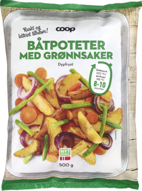 Coop Stekepoteter Grønnsaker 500g