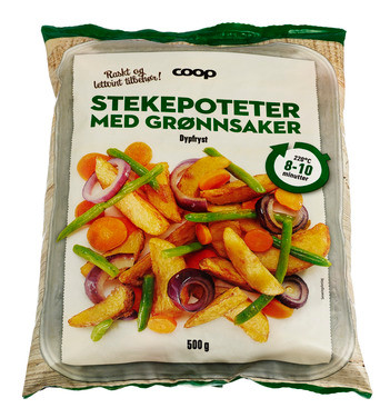 Coop Stekepoteter Grønnsaker 500g