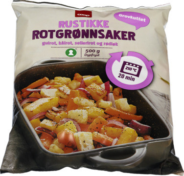 Coop Rustikke Rotgrønnsaker 500g