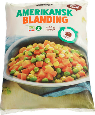 Coop Amerikansk Blanding 800g