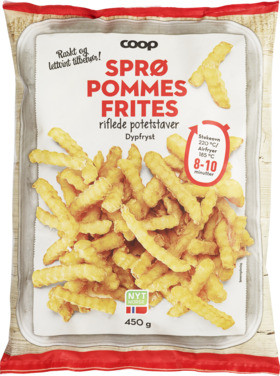 Coop Sprø Pommes Frites 450g