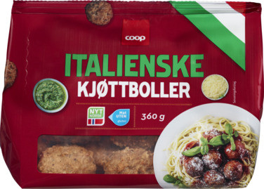 Coop Italienske Kjøttboller 360g