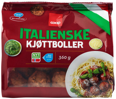 Coop Italienske Kjøttboller 360g