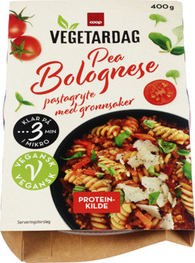Coop Vegetardag Pea Bolognese 400g