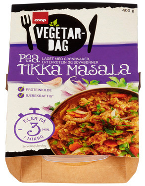 Coop Vegetardag Pea Tikka Masala 400g