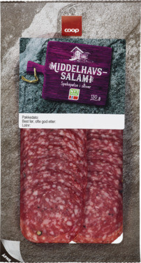 Coop Middelhavssalami 130g