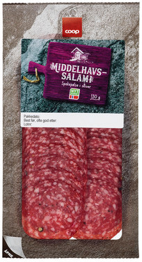 Coop Middelhavssalami 130g