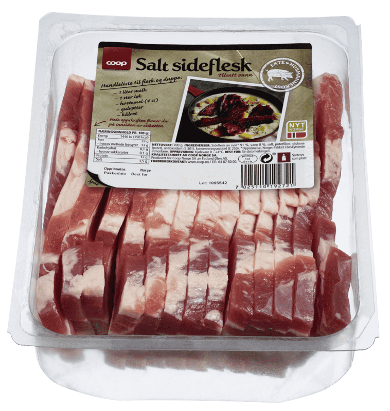 Coop Salt Sideflesk 700g