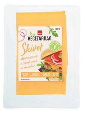 Vegetardag Skivet med Smak av Cheddar 150 g