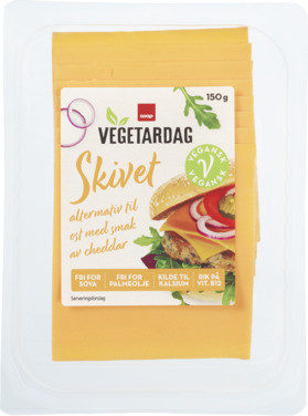 Vegetardag Skivet med Smak av Cheddar 150 g