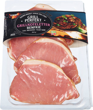 Coop Gp Grillkoteletter Benfri 600g Skin