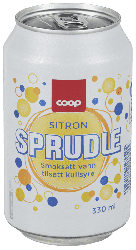 Coop Sprudle Sitron 0,33l