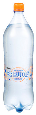Vann m/Fersken Coop Sprudle