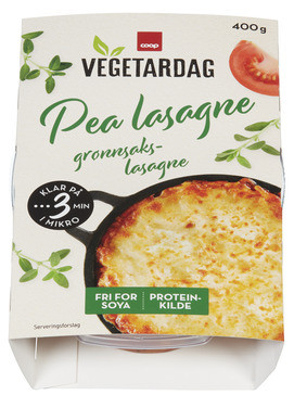 Coop Vegetardag Pea Lasagne 400g