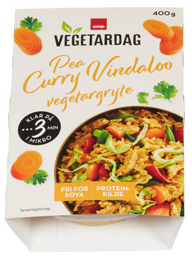 Coop Vegetardag Pea Curry Vindaloo 400g