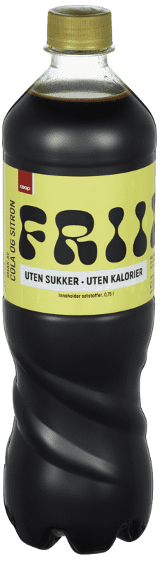 Coop Frii Cola med Sitron 0,75l