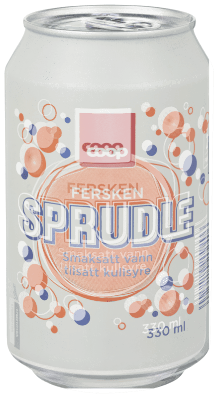 Coop Sprudle Fersken 0,33l