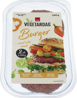 Vegetardag Fersk Burger 2 X 120g