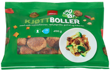 Coop Kjøttboller m/Gr.saker 400g