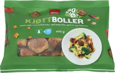 Coop Kjøttboller m/Gr.saker 400g