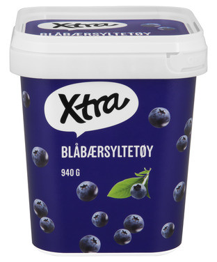 Xtra Blåbærsyltetøy 940g