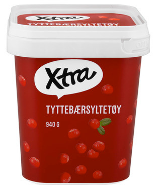 Xtra Tyttebærsyltetøy 940g