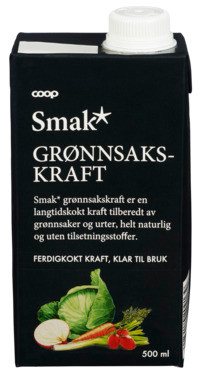 Grønnsakkraft 500ml Smak