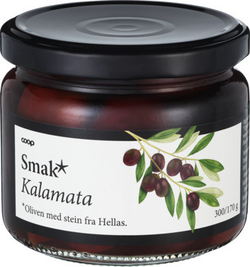 Smak Kalamata Sorte Oliven 300g