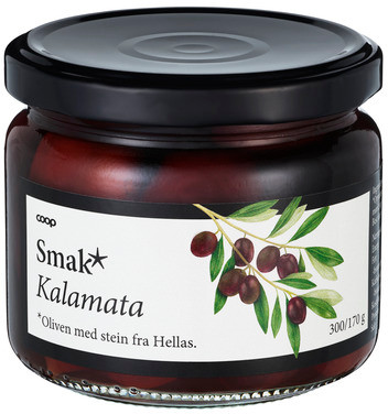 Smak Kalamata Sorte Oliven 300g