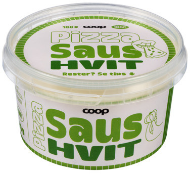 Hvit Pizzasaus 180g Coop