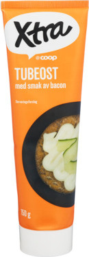 Tubeost med Smak av Bacon 150g Xtra