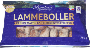 Henriettes Lammeboller 360g