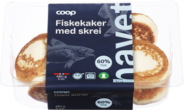 Fiskekake av Skrei 480g Coop