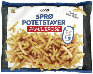 Coop Sprø Potetstaver 750g