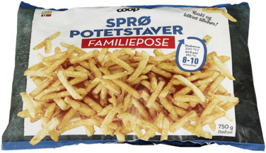 Coop Sprø Potetstaver 750g