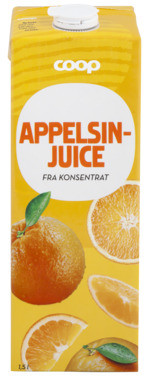 Coop Appelsinjuice 1,5l Edge