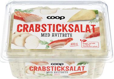 Coop Påleggsalat Crabstick 400 g